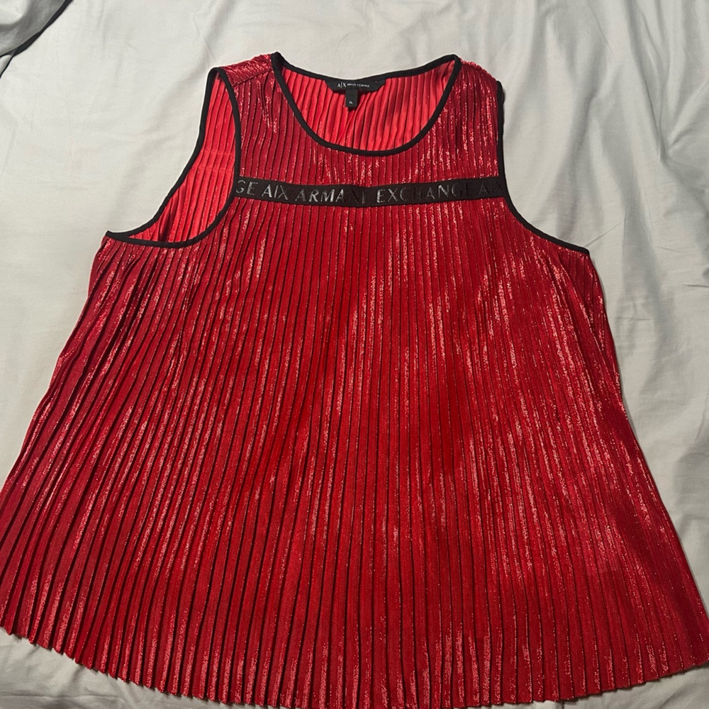Armani Exchange Red Top